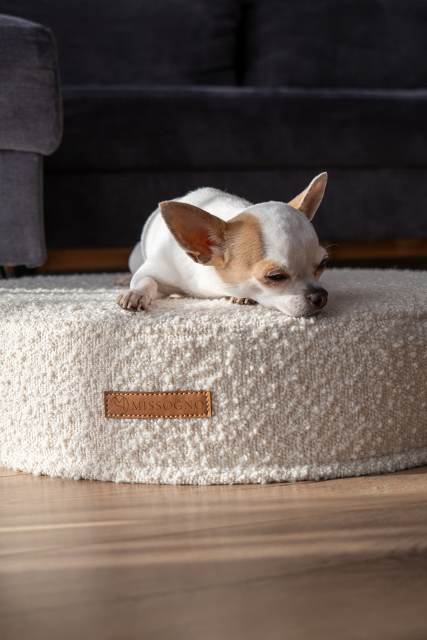 MISSOGNO Prestige Boucle Round Pet Bed