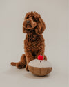 By Teddy Cherry Bakewell Tart Dog Toy