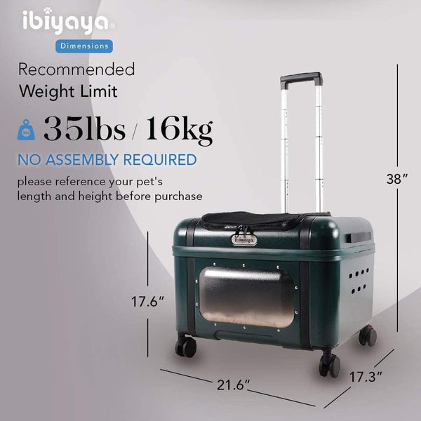 Ibiyaya Lavada Wheeled Pet Carrier | Airline-Approved