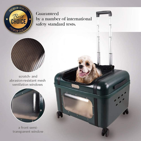 Ibiyaya Lavada Wheeled Pet Carrier | Airline-Approved