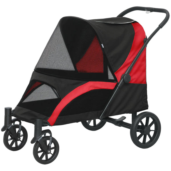 PawHut 210V Shock Absorbing Large Pet Stroller