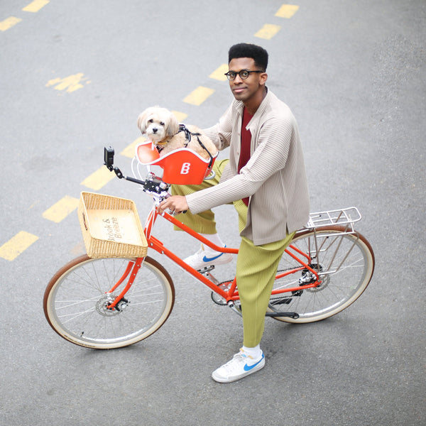 Brook & Breeze Canine Copilot Dog Bike Seat | Fittings Included