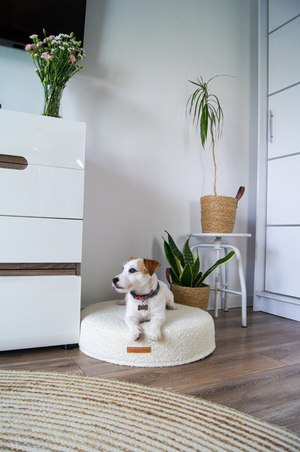 MISSOGNO Prestige Boucle Round Pet Bed
