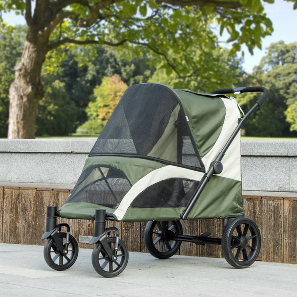 PawHut 210V Shock Absorbing Large Pet Stroller