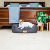 Baker & Bray Eco Luxe Orthopaedic Luxury Dog Bed Memory Foam Dog Bed Barker & Bray Silver Circle Pets