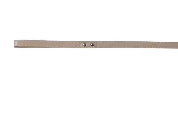 Baker & Bray Sustainable Leather Dog Collar & Lead Set | Ash Dog Collar & Lead Baker & Bray Silver Circle Pets