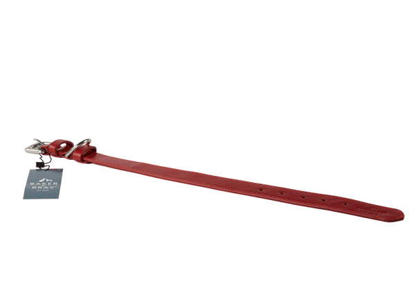 Baker & Bray Sustainable Leather Dog Collar & Lead Set | Rose Dog Collar & Lead Baker & Bray Silver Circle Pets