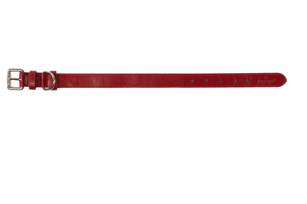 Baker & Bray Sustainable Leather Dog Collar | Rose Collar Baker & Bray Silver Circle Pets