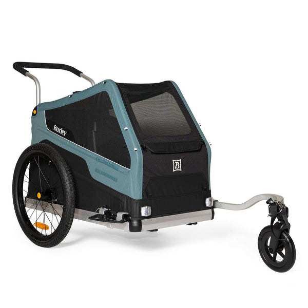 Burley Bark Ranger™ Dog Bike Trailer & Stroller Pet Trailer Burley Silver Circle Pets