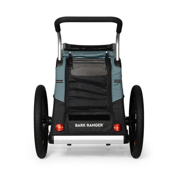 Burley Bark Ranger™ Dog Bike Trailer & Stroller Pet Trailer Burley Silver Circle Pets
