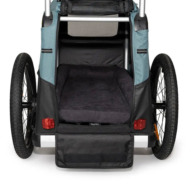 Burley Dog Trailer Bed Dog Bed Burley Silver Circle Pets