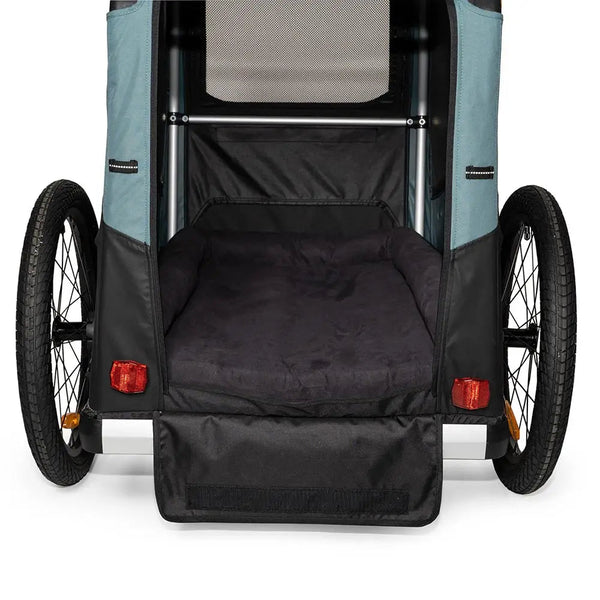 Burley Dog Trailer Bed Dog Bed Burley Silver Circle Pets