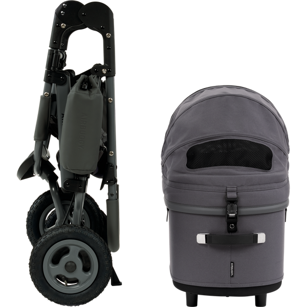 AirBuggy Dome 3 Premier Pet Stroller & Travel System | Self-Standing | Slim Fold