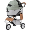AirBuggy DOME 3 Brake Pet Stroller & Travel System | Handbrake | Slim Fold