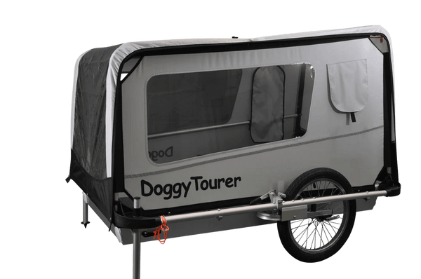 Doggy Tourer Beethoven XL Dog Bike TrailerDoggy Tourer Silver Circle Pets