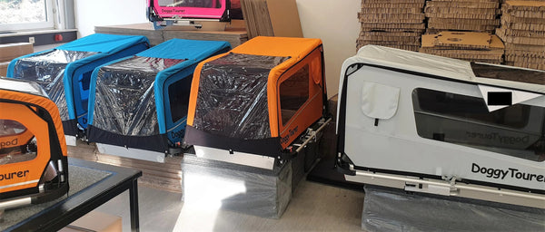 Doggy Tourer Beethoven XL Dog Bike TrailerDoggy Tourer Silver Circle Pets