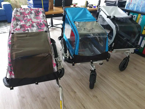 Doggy Tourer Boomer X Dog Bike TrailerDoggy Tourer Silver Circle Pets