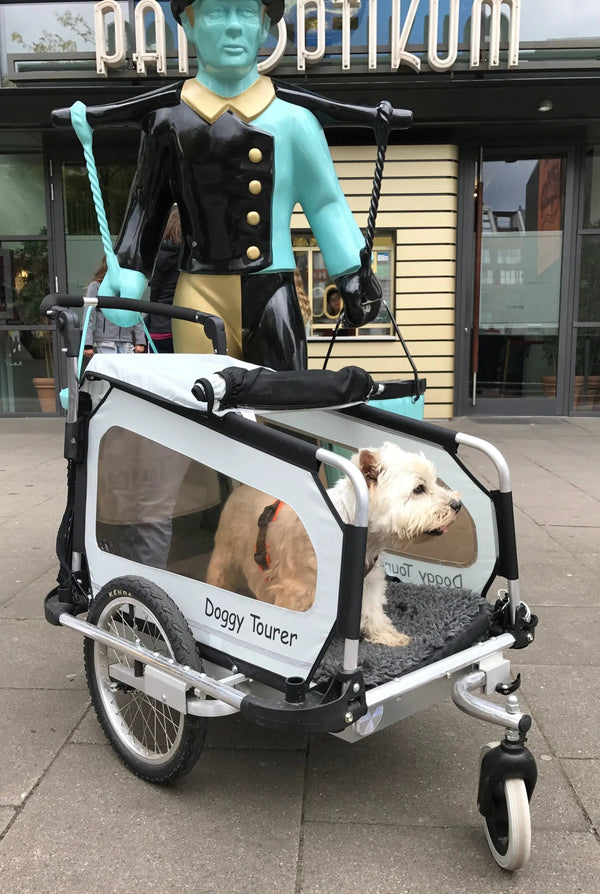 Doggy Tourer Dog Bike Trailer Stroller Kit Pet Stroller Accessories Doggy Tourer Silver Circle Pets