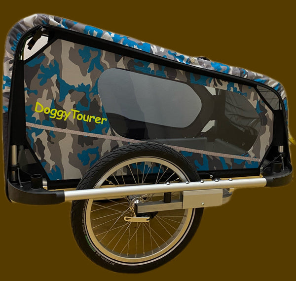 Doggy Tourer Idefix Small Dog Bike TrailerDoggy Tourer Silver Circle Pets