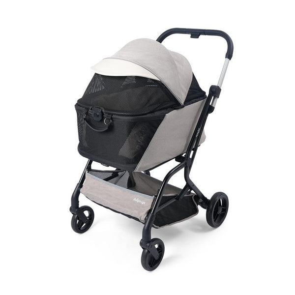 Ibiyaya InstaCollapse Detachable Dog Stroller and Pet Car Seat Carrier Combo