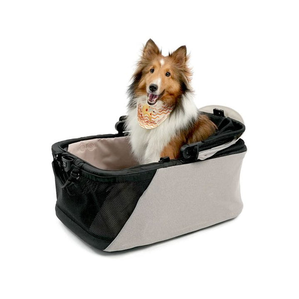 Ibiyaya InstaCollapse Detachable Dog Stroller and Pet Car Seat Carrier Combo