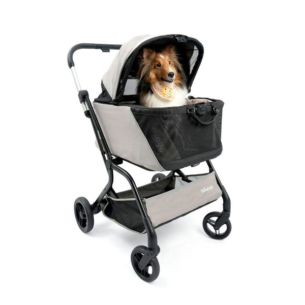 Ibiyaya InstaCollapse Detachable Dog Stroller and Pet Car Seat Carrier Combo