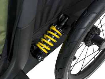 Hamax Pluto Multi-functional Dog Stroller & Dog Bike Trailer | Medium Pet Strollers Hamax Silver Circle Pets