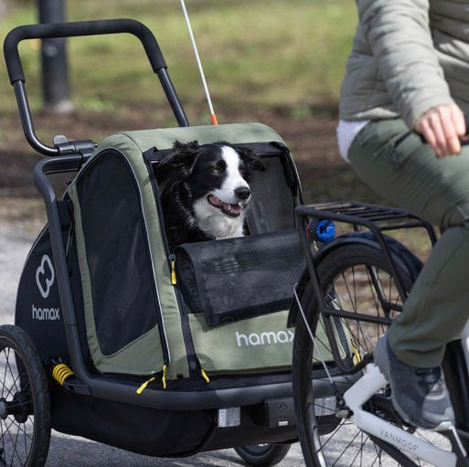 Hamax Pluto | Extra Trailer Hitch Pet Stroller Accessories Hamax Silver Circle Pets