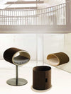 Pet Interiors Rondo Wicker Cat Bed Stand, Silver Circle Pets, Cat Bed, Pet Interiors,