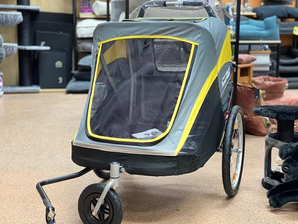Innopet® Hercules 2.0 XL Dog Stroller & Trailer with Free Rain Cover Pet Strollers Innopet Silver Circle Pets