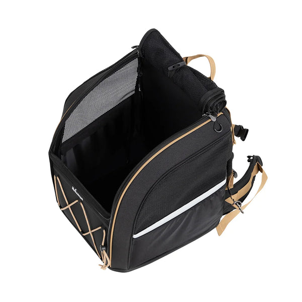 Ibiyaya 3-in-1 Champion Large Backpack Dog Carrier Pet Carrier Ibiyaya Silver Circle Pets