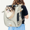 Ibiyaya Adventure Cat Carrier Backpack Pet Accessories Ibiyaya Silver Circle Pets