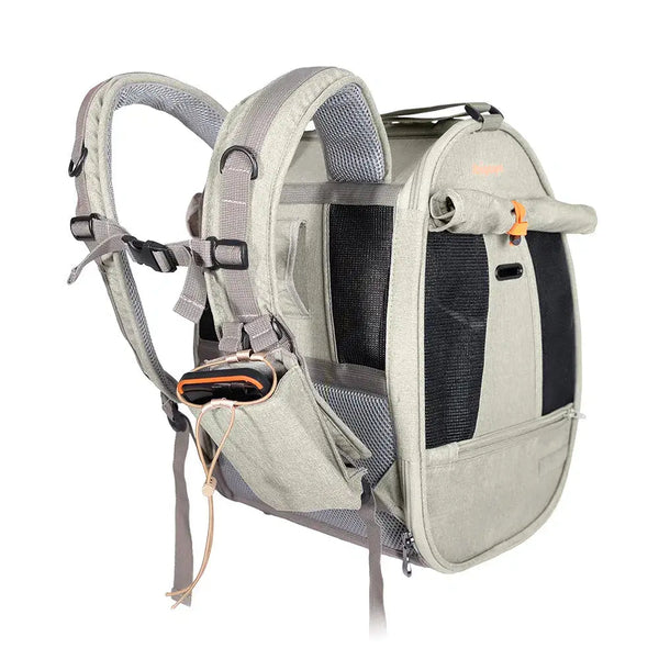 Ibiyaya Adventure Cat Carrier Backpack Pet Accessories Ibiyaya Silver Circle Pets