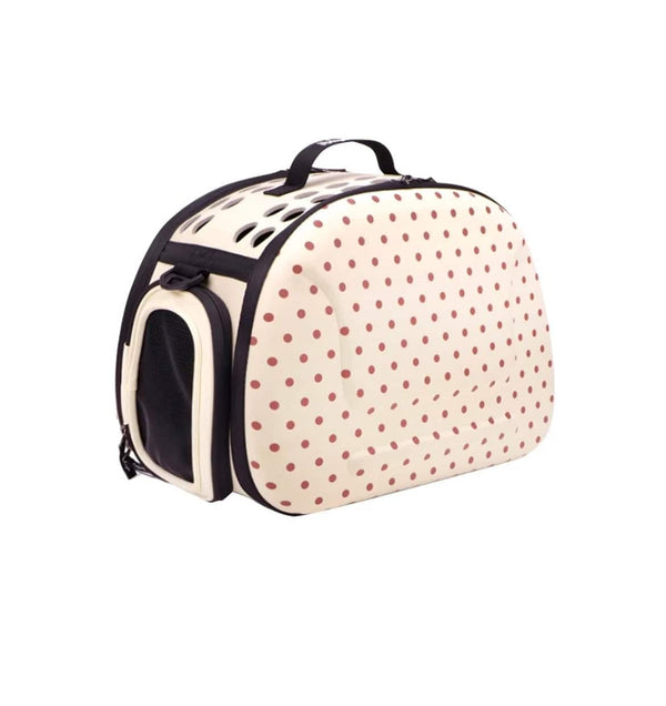 Ibiyaya Collapsible Traveling Shoulder Pet Carrier Pet Accessories Ibiyaya Silver Circle Pets