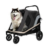 Ibiyaya Grand Cruiser Dog Stroller Rain Cover Rain Cover Ibiyaya Silver Circle Pets