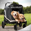 Ibiyaya Grand Cruiser Large Dog Stroller | + Exclusive Free Gift Pet Strollers Ibiyaya Silver Circle Pets