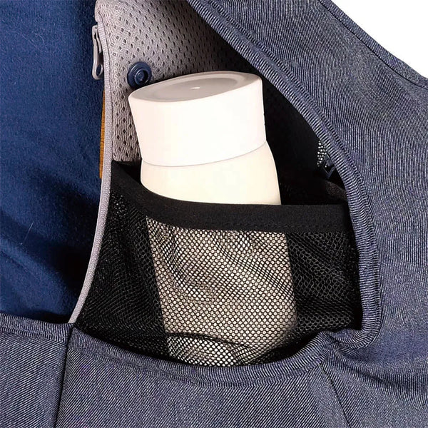 Ibiyaya Hug Pack Small Dog Chest Carrier Pet Carrier Ibiyaya Silver Circle Pets