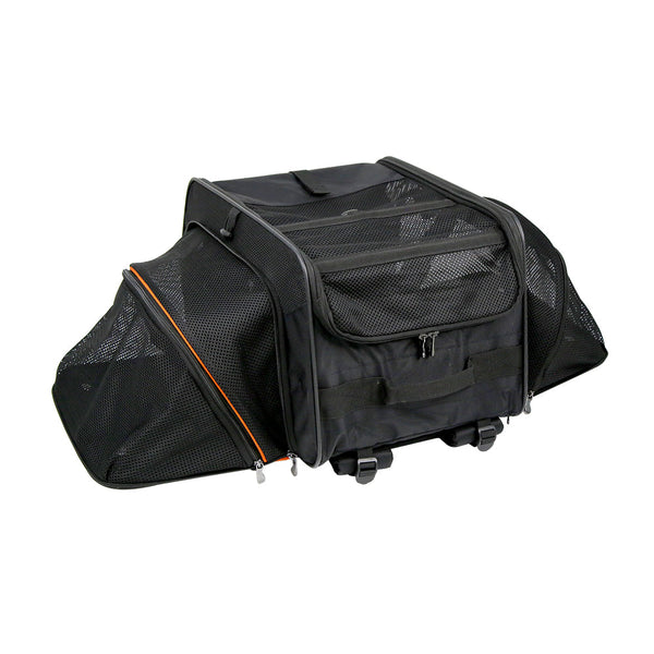 Ibiyaya JetPaw 3-in-1 Pet Stroller/Removable Airline-Approved Carrier | Expandable Rolling Pet Carrier-Backpack Pet Strollers Ibiyaya Silver Circle Pets