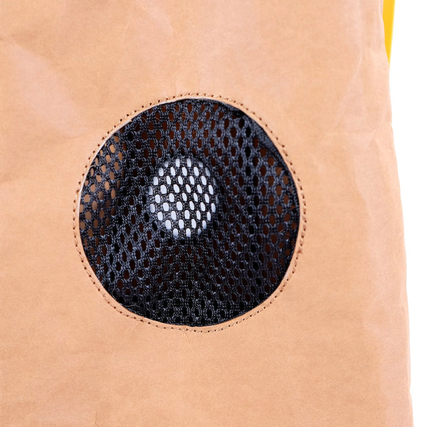 Ibiyaya Kraft Pa-purrr Canvas Pet Carrier Pet Carrier Ibiyaya Silver Circle Pets