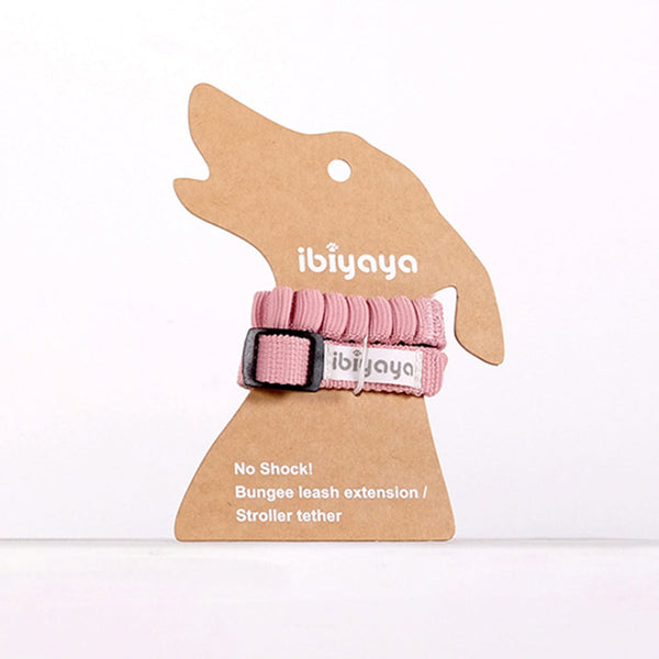 Ibiyaya No Shock! Bungee Leash Extension / Pet Stroller Tether Pet Stroller Replacement Part Ibiyaya Silver Circle Pets