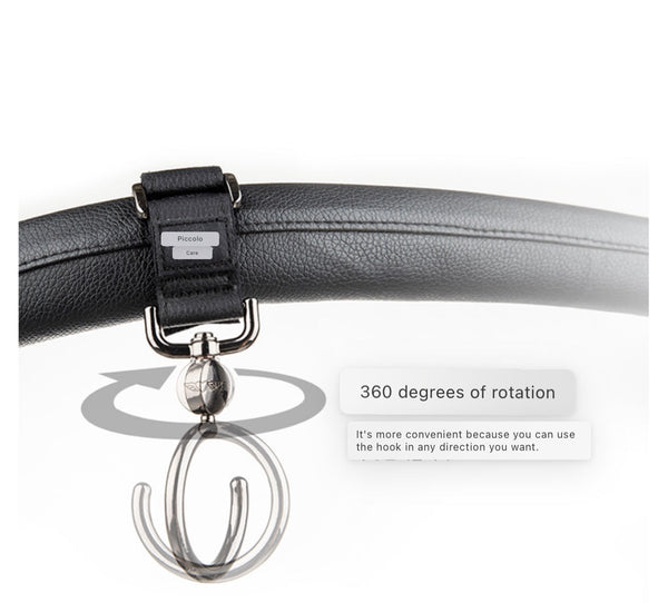 Ibiyaya Stroller Baggage Spin Hooks Pet Strollers Ibiyaya Silver Circle Pets