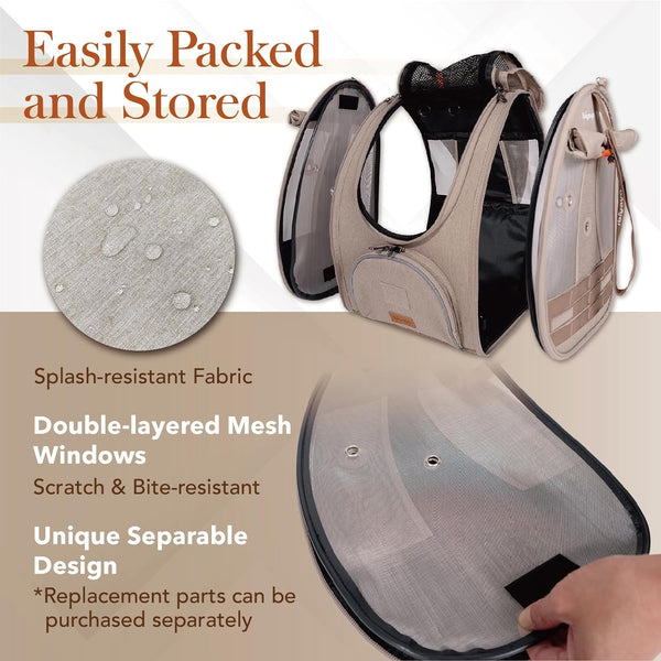 Ibiyaya Trackpack For Birds Pet Accessories Ibiyaya Silver Circle Pets