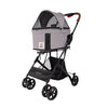Ibiyaya Travois Tri-Fold Pet Stroller & Travel System Pet Strollers Ibiyaya Silver Circle Pets