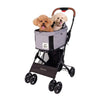 Ibiyaya Travois Tri-fold Pet Stroller & Travel System Pet Strollers Ibiyaya Silver Circle Pets