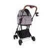 Ibiyaya Travois Tri-fold Pet Stroller & Travel System Pet Strollers Ibiyaya Silver Circle Pets
