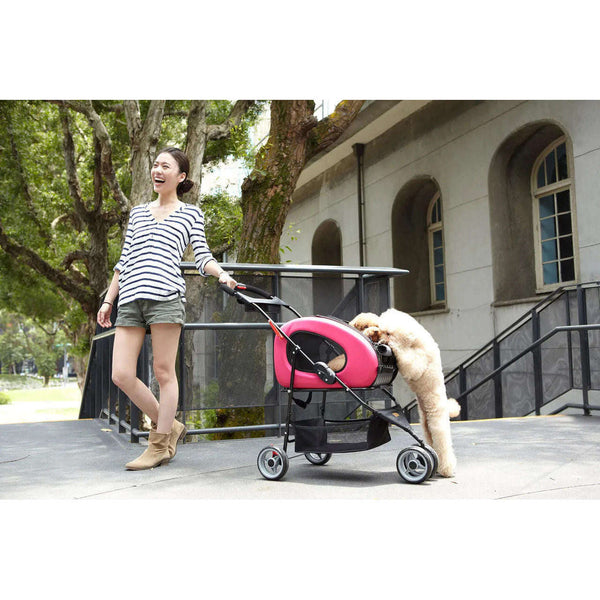 Ibiyaya® 5-in-1 Combo EVA Pet Carrier/Stroller | Luxury Package Pet Strollers Ibiyaya Silver Circle Pets