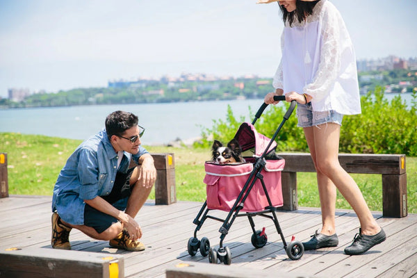 Ibiyaya® Astro Go Lite Dog Pram Pet Strollers Ibiyaya Silver Circle Pets