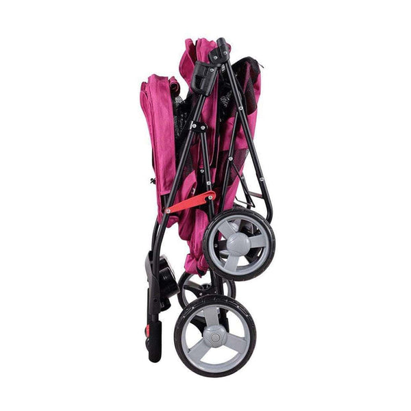 Ibiyaya® Double Decker Dog Pram Pet Strollers Ibiyaya Silver Circle Pets