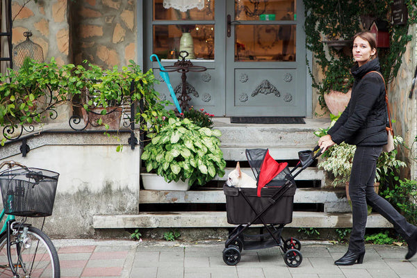 Ibiyaya® Easy Strolling Dog Pram, Silver Circle Pets, Pet Strollers, Ibiyaya,