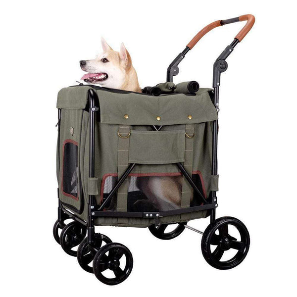 Ibiyaya® Gentle Giant Wagon Dog Pram Pet Strollers Ibiyaya Silver Circle Pets